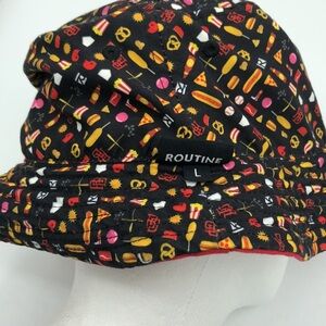 Routine Bucket Hat Reversible Red/ fast Food Print